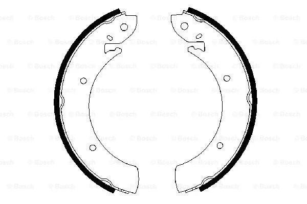 Brake Shoe Set (0 986 487 315)