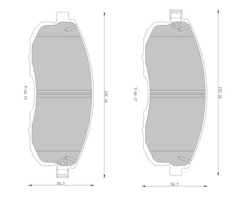 Brake Pad Set, disc brake (0 986 AB9 441)
