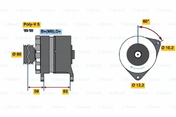 Alternator (0 120 469 940)