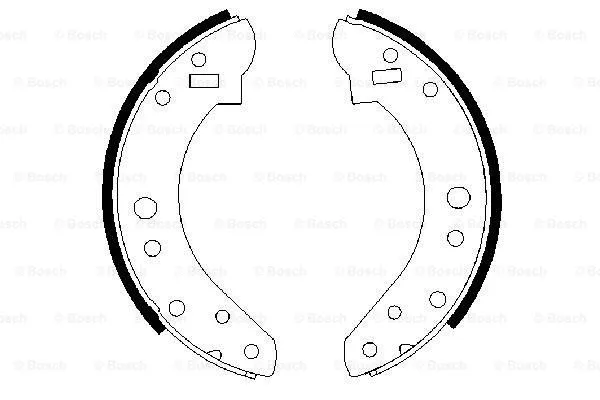 Brake Shoe Set (0 986 487 466)