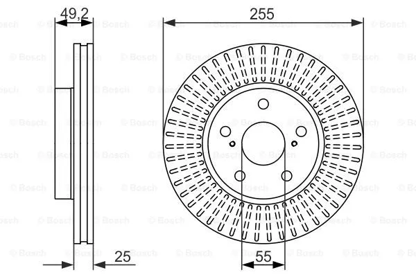 Brake Disc (0 986 479 663)