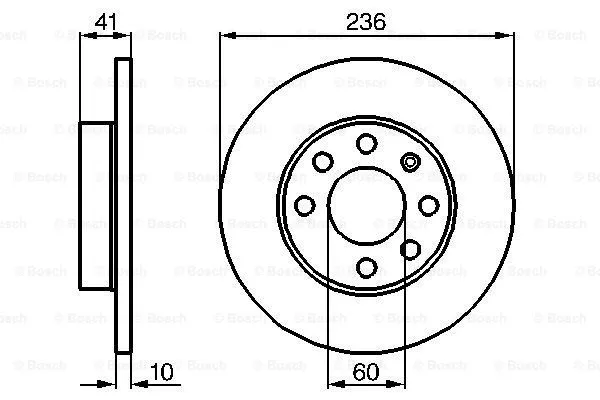 Brake Disc (0 986 478 080)
