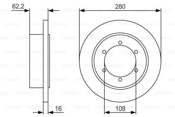 Brake Disc (0 986 479 V14)