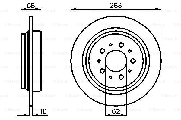 Brake Disc (0 986 478 445)