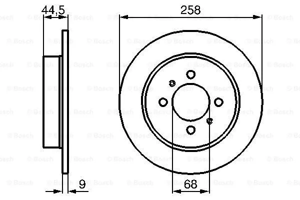 Brake Disc (0 986 478 836)