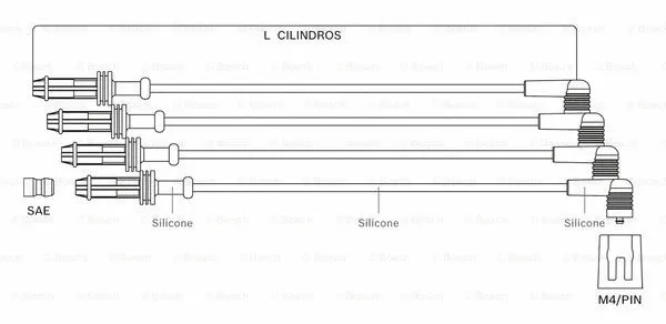 Ignition Cable Kit (F 000 99C 099)