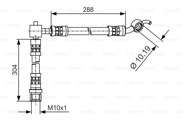 Brake Hose (1 987 481 486)