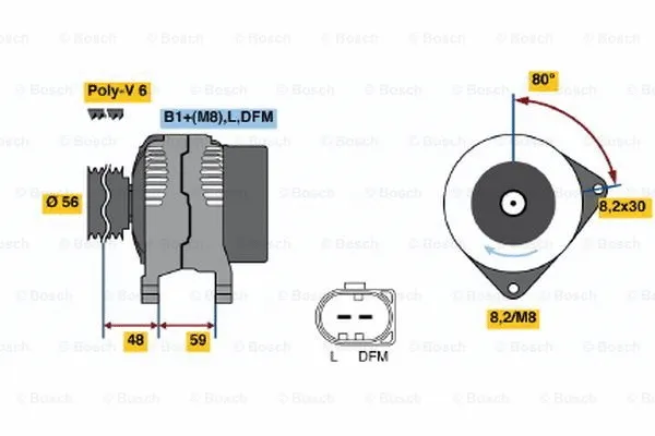 Alternator (0 124 325 075)