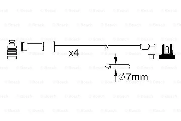Ignition Cable Kit (0 986 357 182)