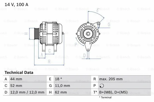 Alternator (0 986 049 231)