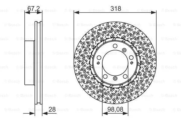 Brake Disc (0 986 479 549)