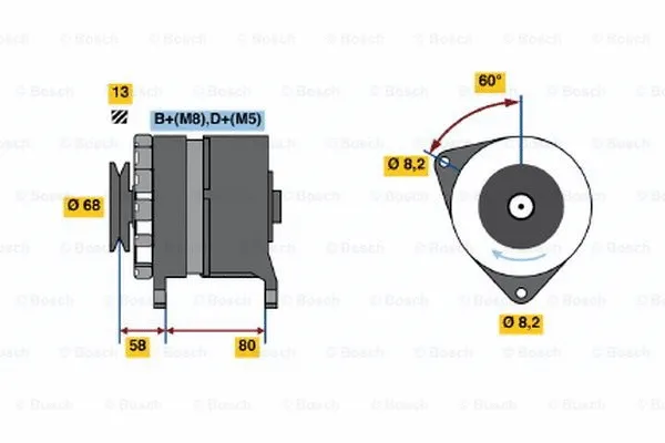 Alternator (0 986 035 730)