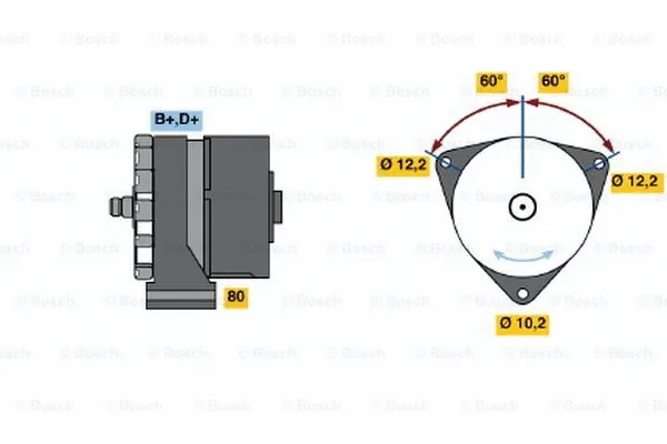 Alternator (0 986 034 940)