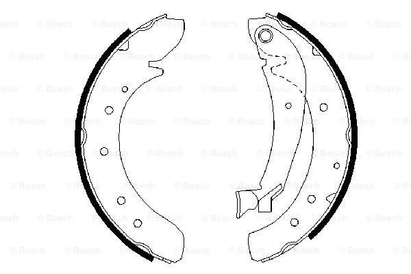Brake Shoe Set (0 986 487 522)