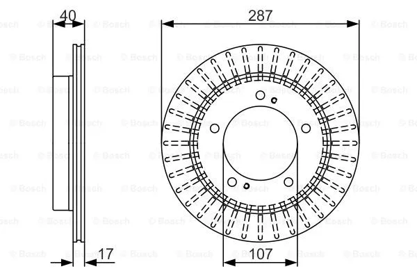 Brake Disc (0 986 479 A32)