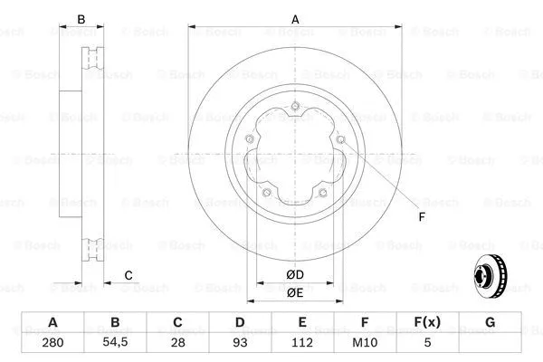 Brake Disc (0 986 479 392)