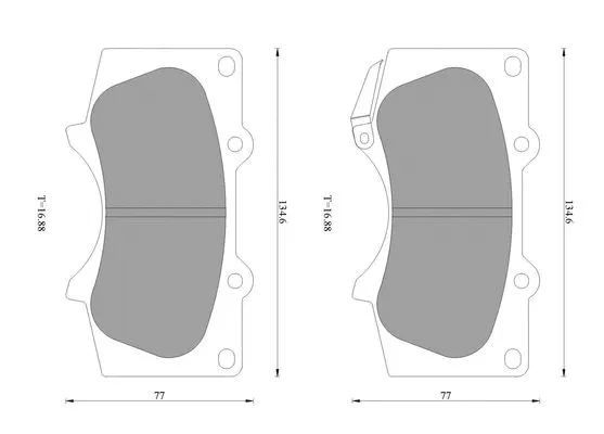 Brake Pad Set, disc brake (0 986 AB1 675)