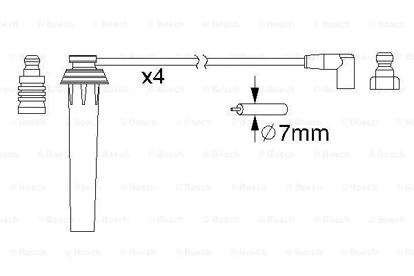 Ignition Cable Kit (0 986 357 192)