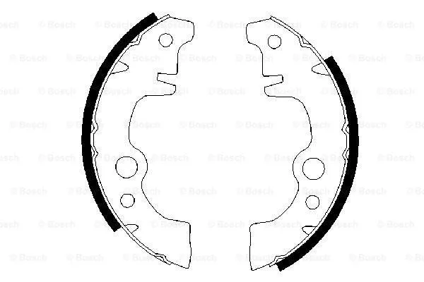 Brake Shoe Set (0 986 487 283)