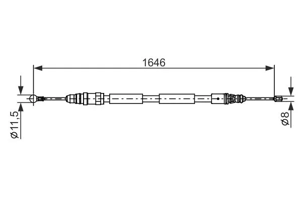 Cable Pull, parking brake