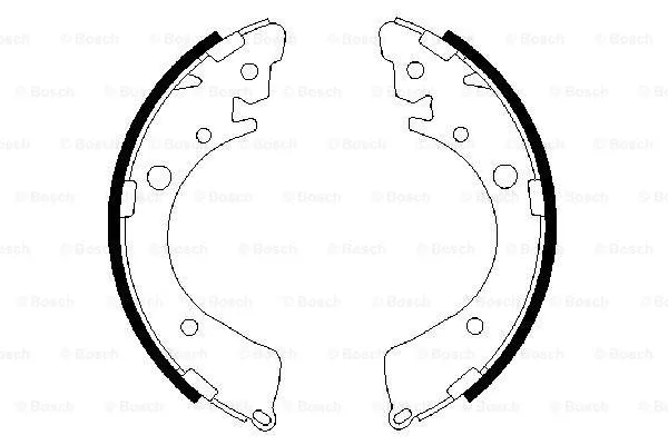 Brake Shoe Set (0 986 487 323)
