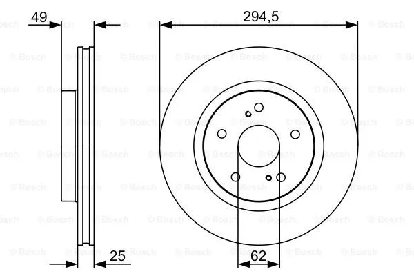 Brake Disc (0 986 479 559)