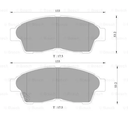 Brake Pad Set, disc brake (0 986 AB9 063)