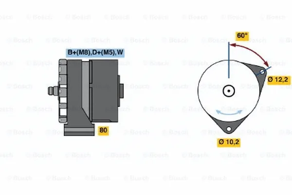 Alternator (0 120 484 022)