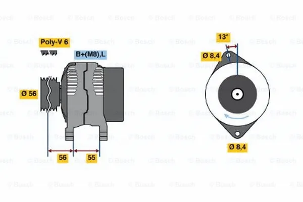 Alternator (0 123 315 021)