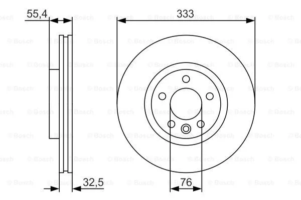 Brake Disc (0 986 479 S72)