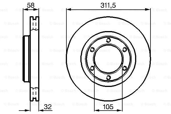 Brake Disc (0 986 478 580)