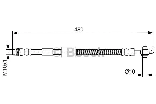 Brake Hose (1 987 481 687)