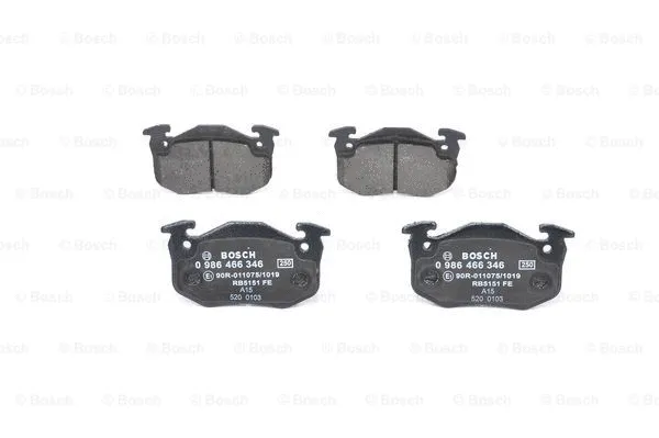 Brake Pad Set, disc brake (0 986 466 346)