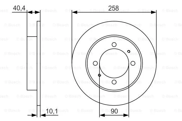 Brake Disc (0 986 479 S76)