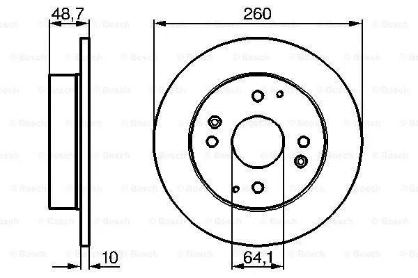Brake Disc (0 986 478 172)