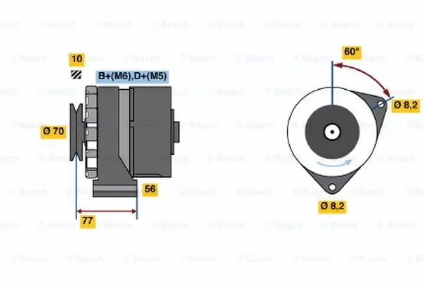Alternator (9 120 143 223)