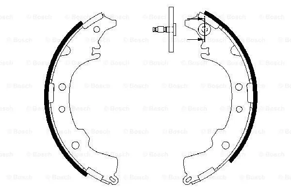 Brake Shoe Set (0 986 487 588)