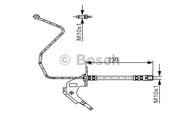 Brake Hose (1 987 481 162)