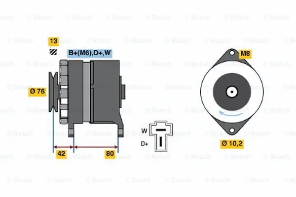 Alternator (9 120 334 320)
