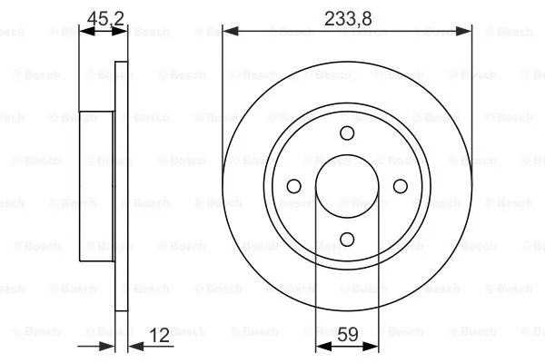 Brake Disc (0 986 479 852)