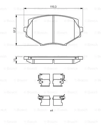 Brake Pad Set, disc brake