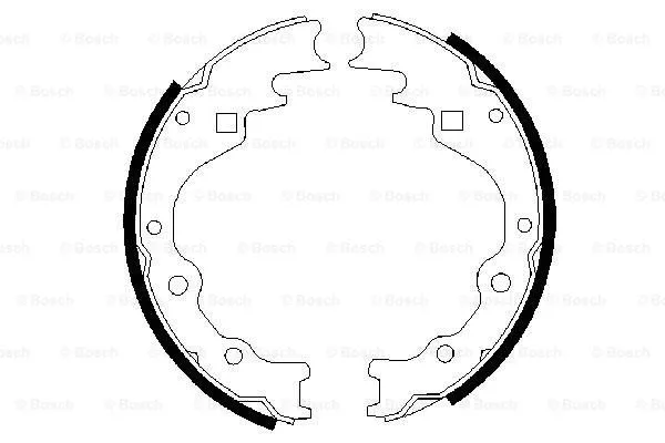 Brake Shoe Set (0 986 487 359)