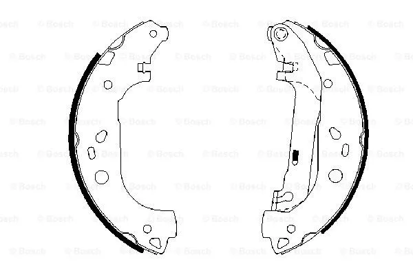 Brake Shoe Set (0 986 487 667)