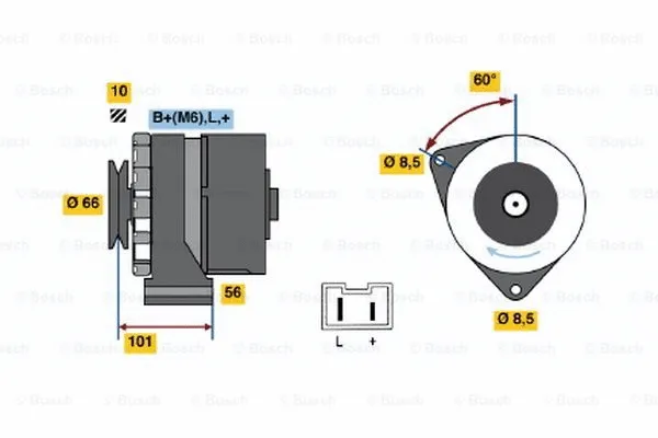 Alternator (0 986 031 831)