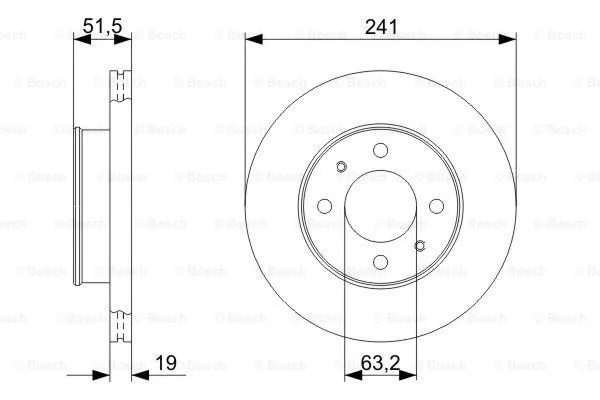 Brake Disc (0 986 479 377)