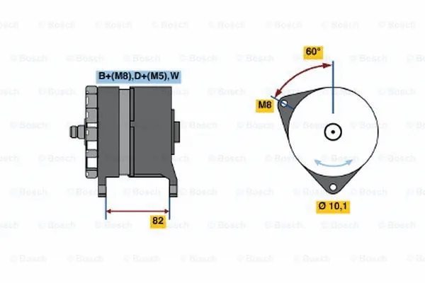Alternator (0 120 469 908)
