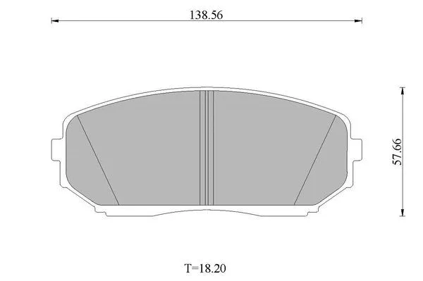Brake Pad Set, disc brake (0 986 AB1 738)