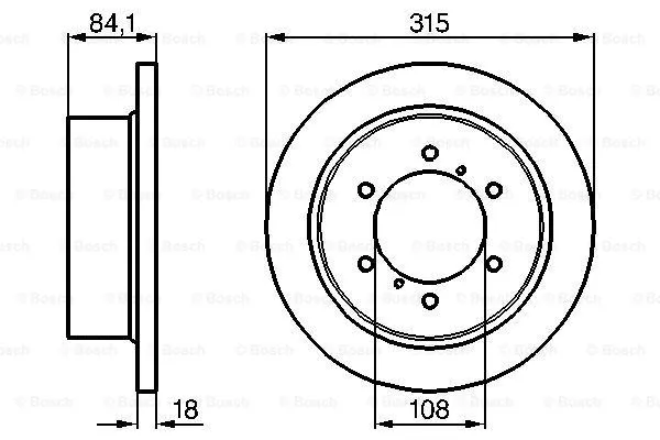 Brake Disc (0 986 478 713)