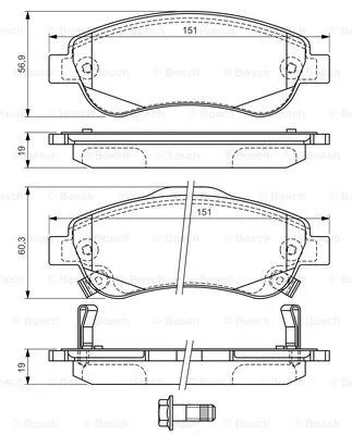 Brake Pad Set, disc brake