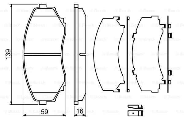 Brake Pad Set, disc brake